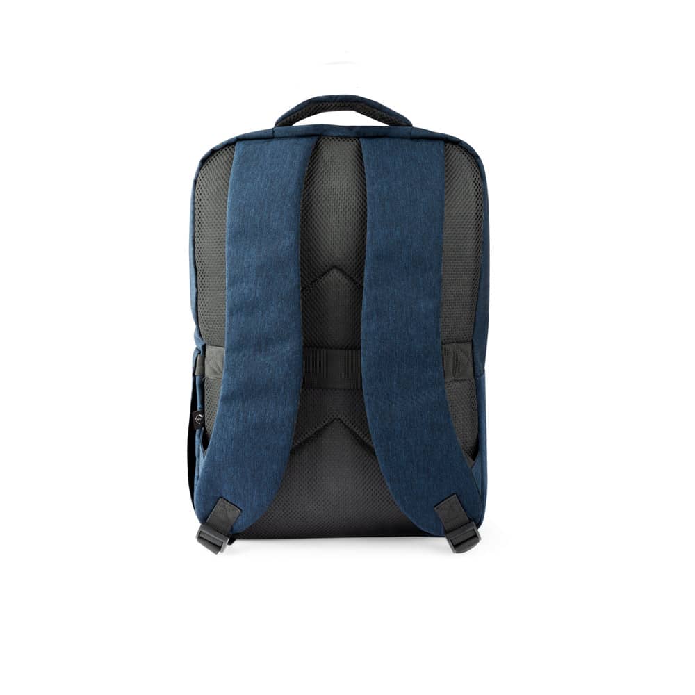 Mochila, totalmente almofadada, para notebook (15'6") em poliéster reciclado 300D de alta densidade (18 L)