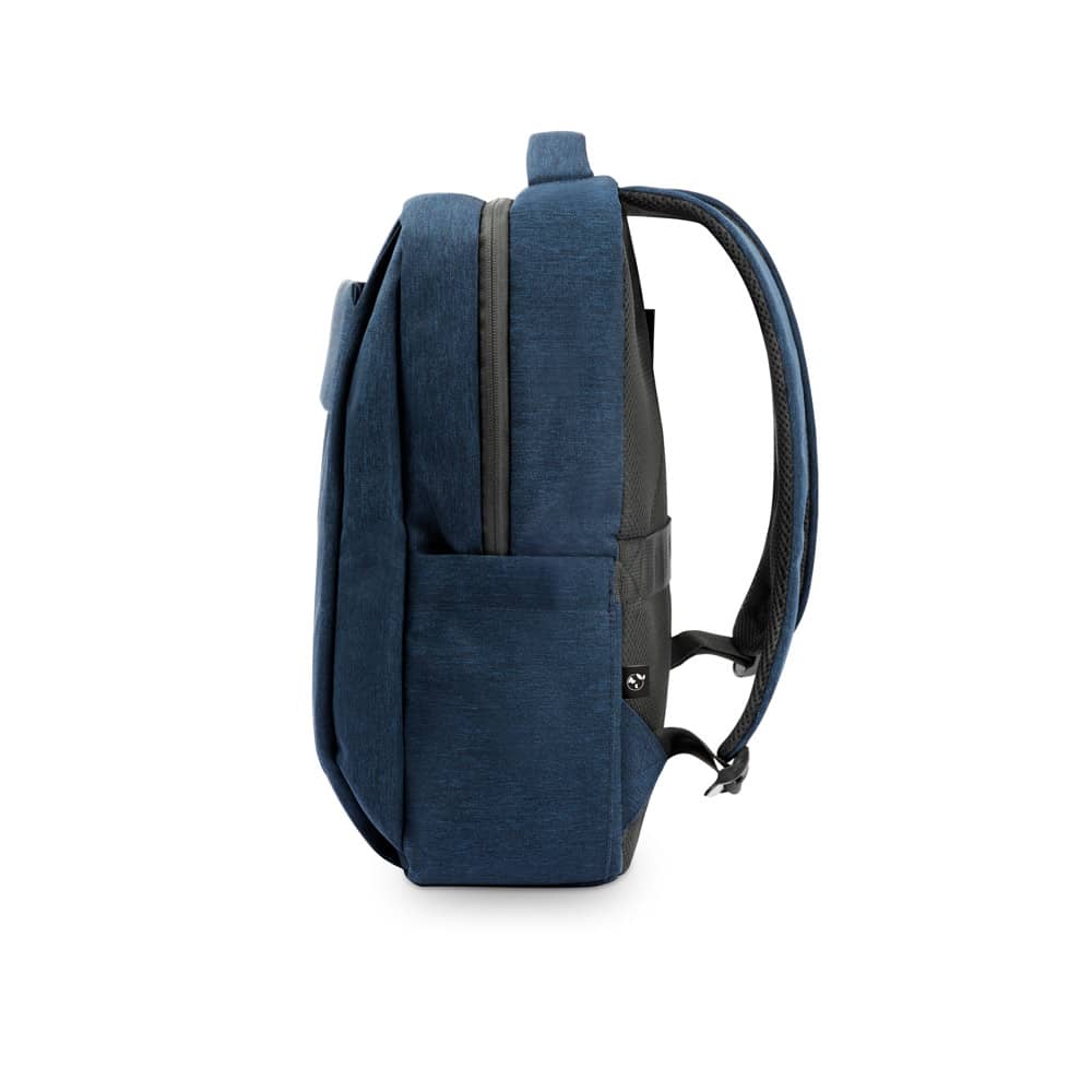 Mochila, totalmente almofadada, para notebook (15'6") em poliéster reciclado 300D de alta densidade (18 L)