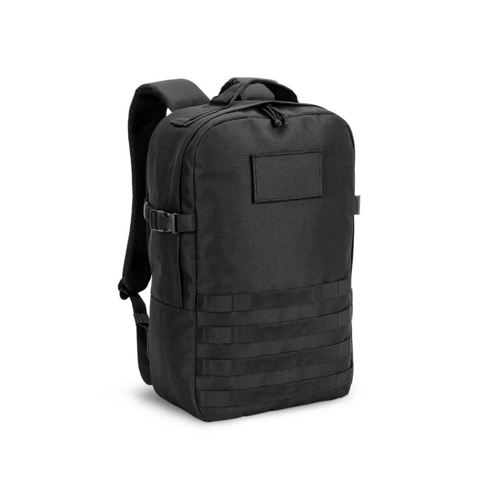Mochila estilo militar em poliéster reciclado 600D de alta densidade, com bolso para notebook (17'3") 21 L