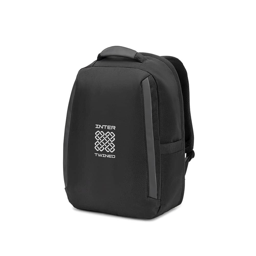 Mochila antirroubo com bolso para notebook (17'3"), em poliéster reciclado 600D twill, resistente à água (20 L)
