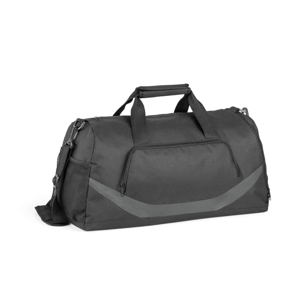Bolsa esportiva em 300D e 1680D com fundo em placa semi-rígida (35 L)