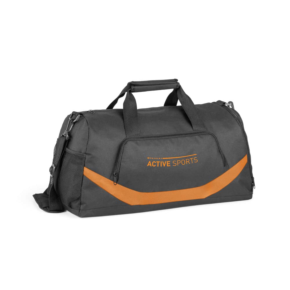 Bolsa esportiva em 300D e 1680D com fundo em placa semi-rígida (35 L)