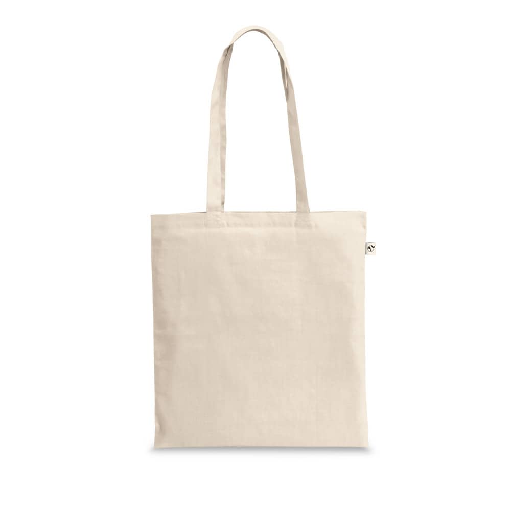 Sacola 100% algodão orgânico (180 g/m²)