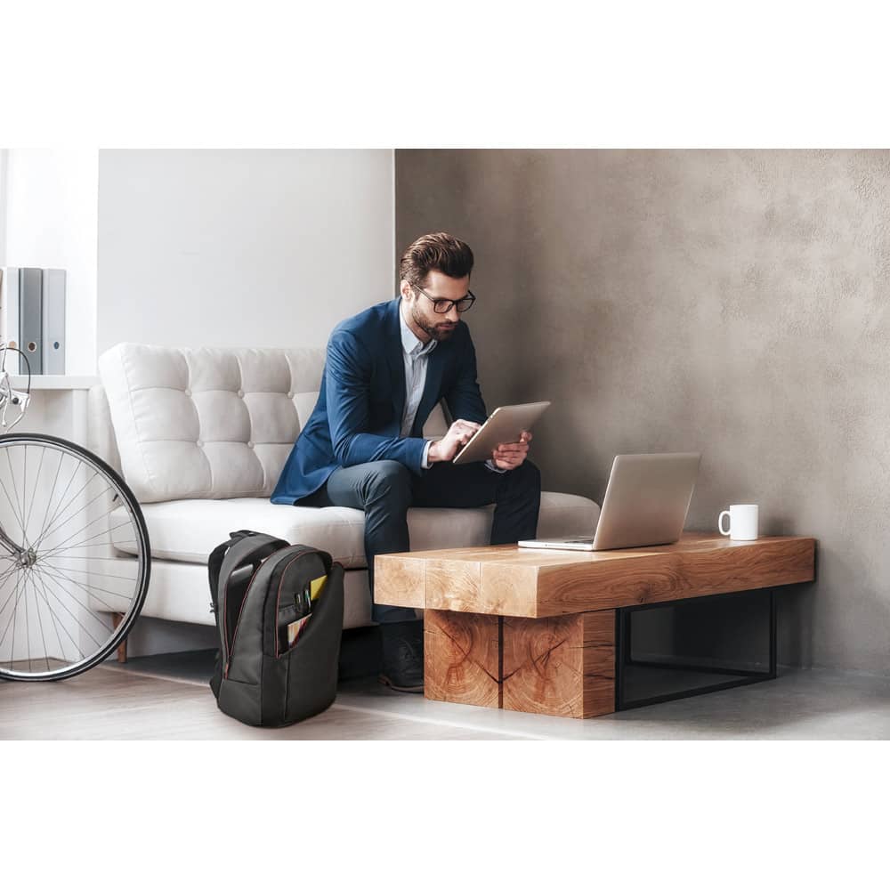 Mochila para notebook (17'') com 2 compartimentos, em 900D e c