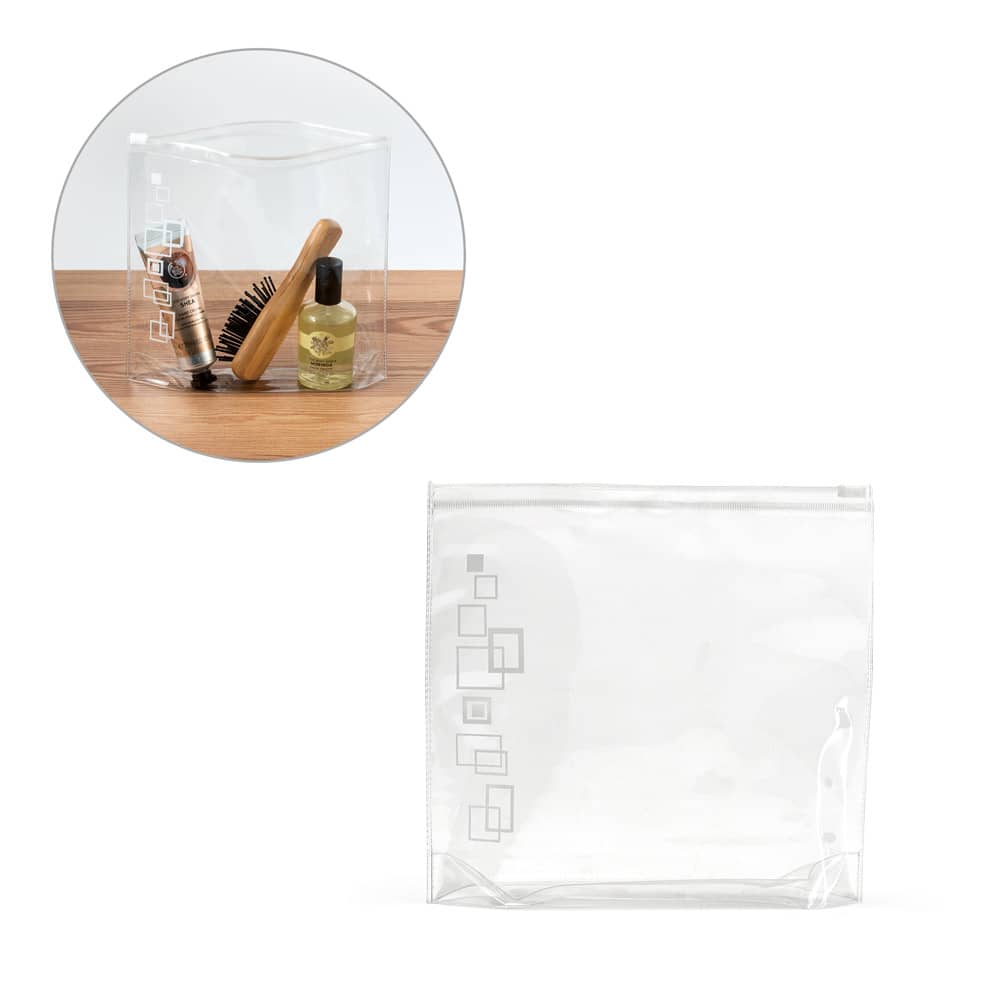 Bolsa de cosméticos hermética em PVC