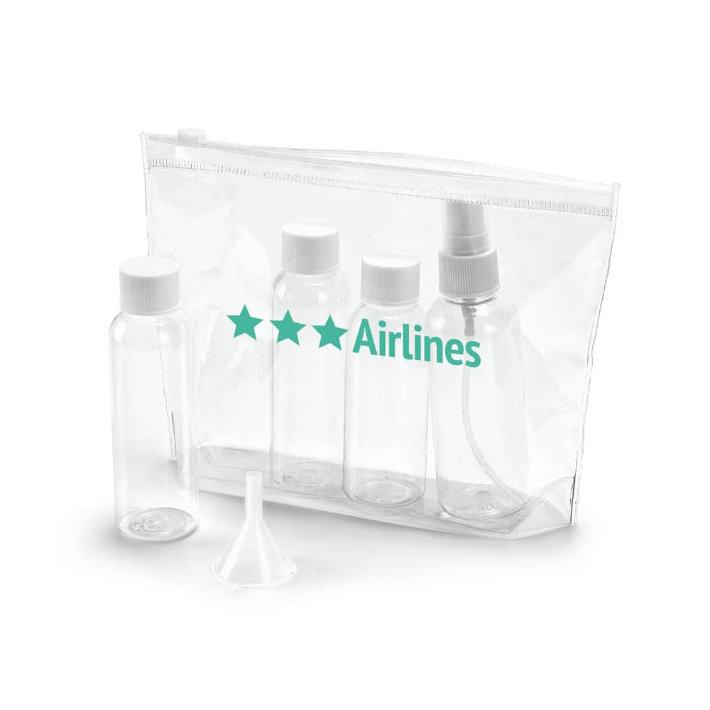 Bolsa de cosméticos hermética em PVC