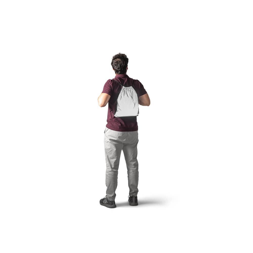 Sacola tipo mochila em poliéster (200 g/m²)