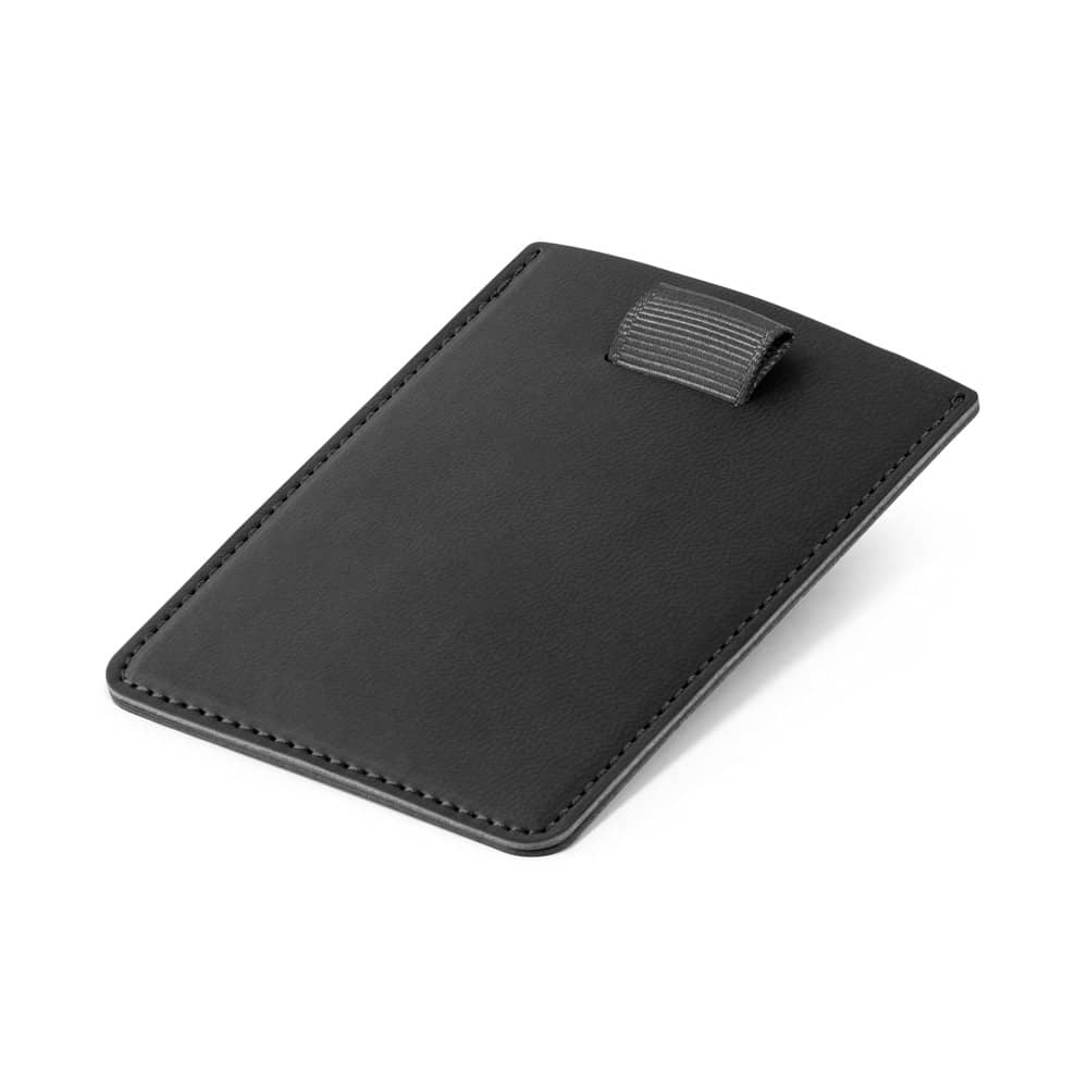 Porta cartões em PU com bloqueio RFID