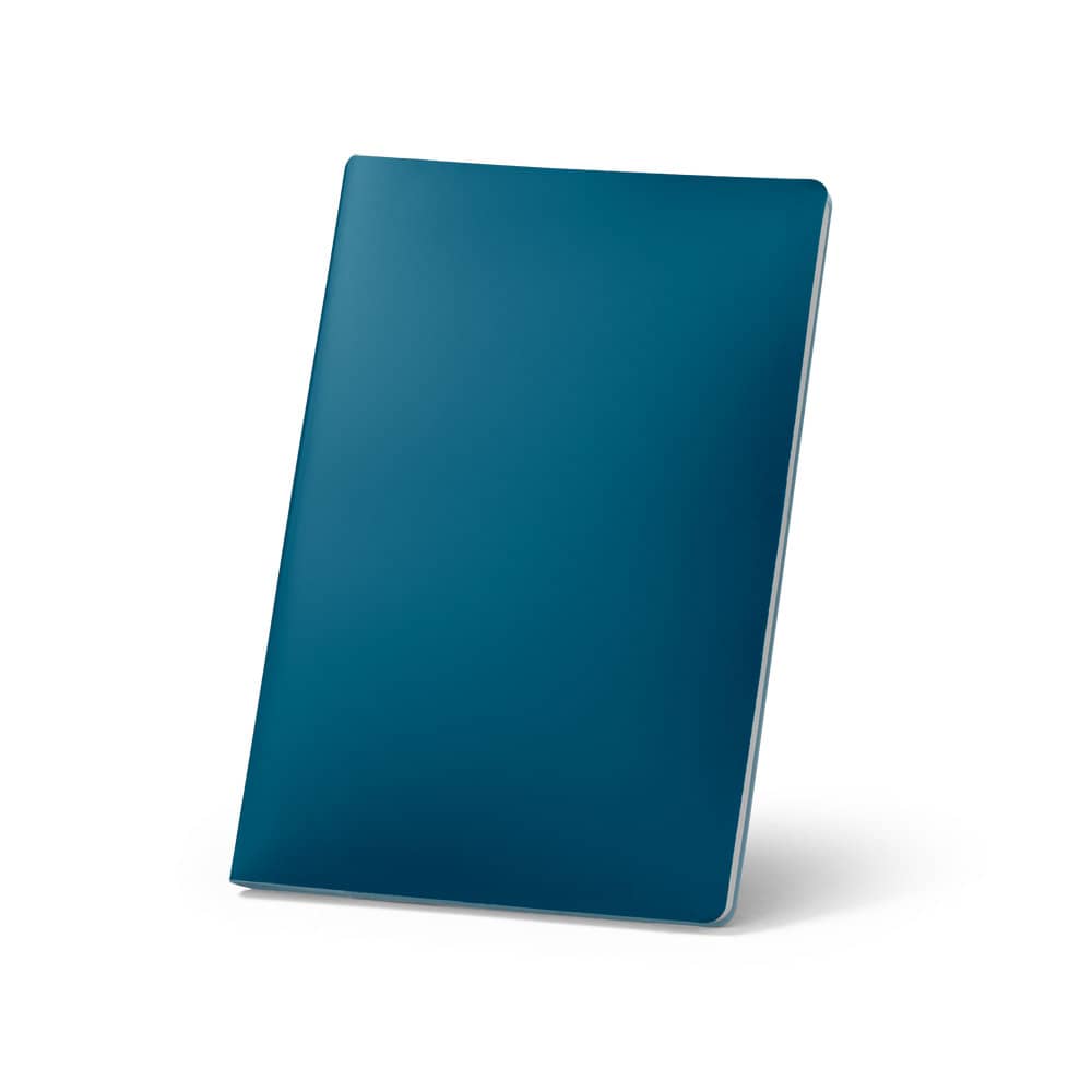 Caderno A5 de capa flexível em papel pedra (620g/m²)