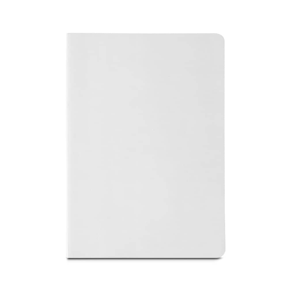 Caderno A5 de capa flexível em papel pedra (620g/m²)