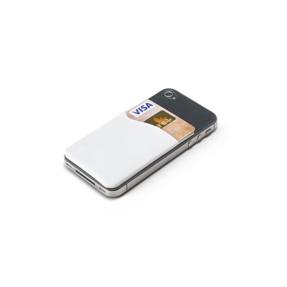 Porta cartões para celular em silicone