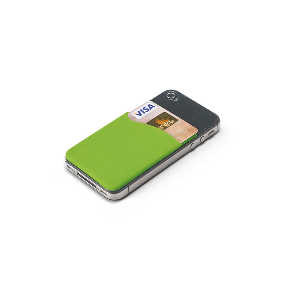 Porta cartões para celular em silicone