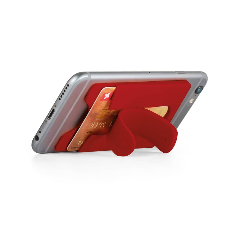 Porta cartões para celular em silicone