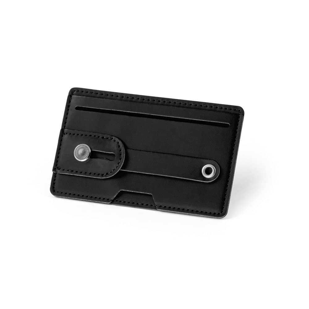 Porta cartões para celular com bloqueio de RFID, em PU