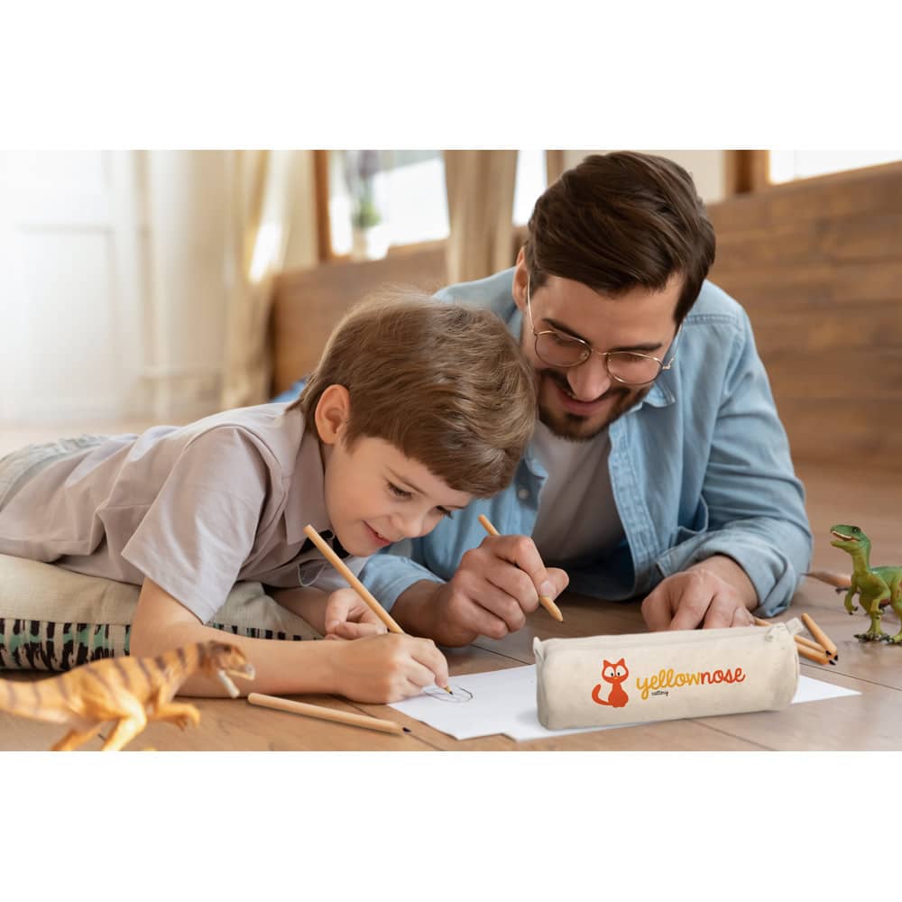 Estojo para lápis em 100% algodão canvas (290 g/m²)