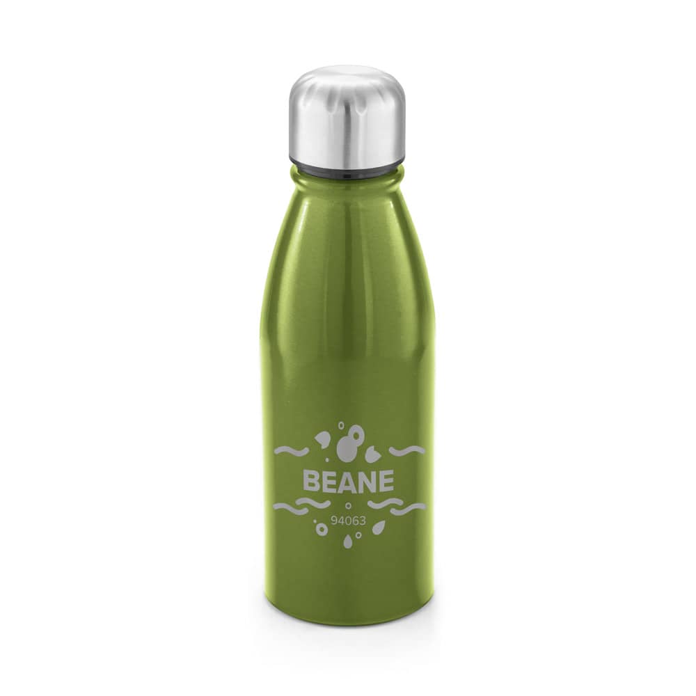 Squeeze em alumínio com tampa em aço inox (500 mL)