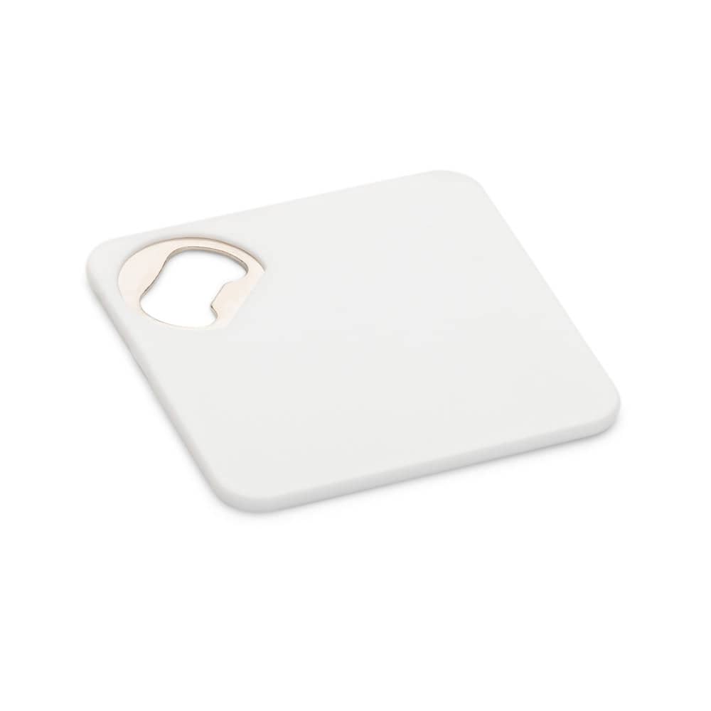 Porta copos em ABS com abridor de garrafas