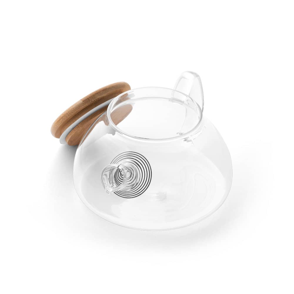Bule em vidro borossilicato com infusor em aço inox (750 mL)