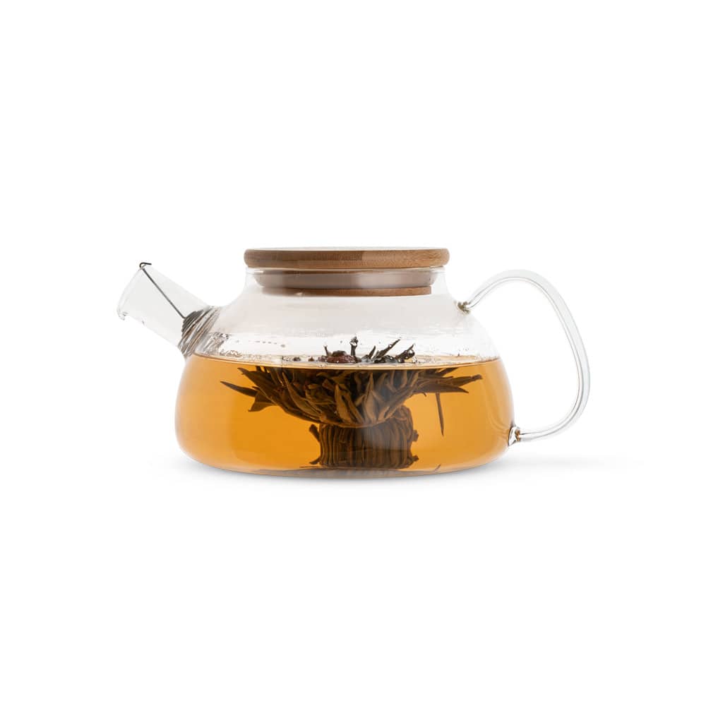 Bule em vidro borossilicato com infusor em aço inox (750 mL)