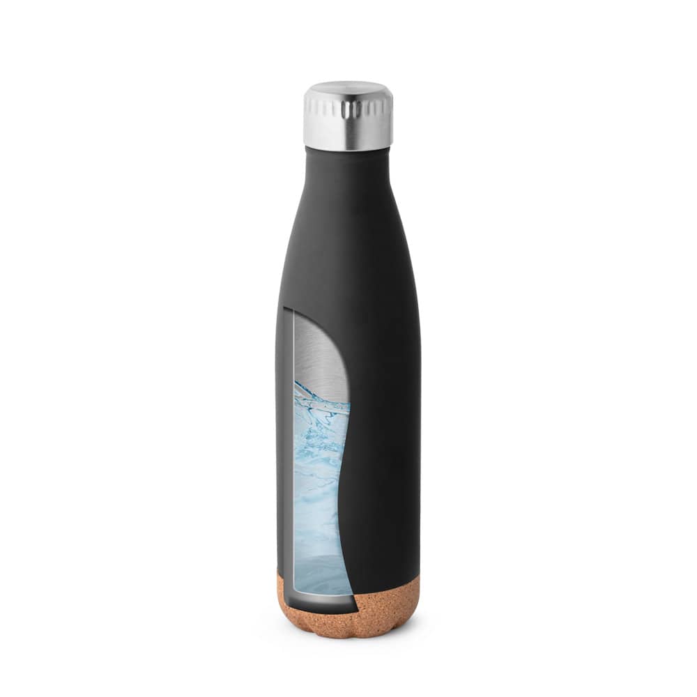Garrafa térmica em aço inox de parede dupla isolada a vácuo (560 mL)