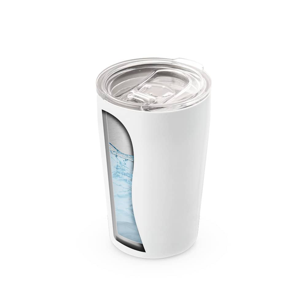 Copo de viagem térmico para sublimação em aço inox, de parede dupla isolada a vácuo (380 mL)
