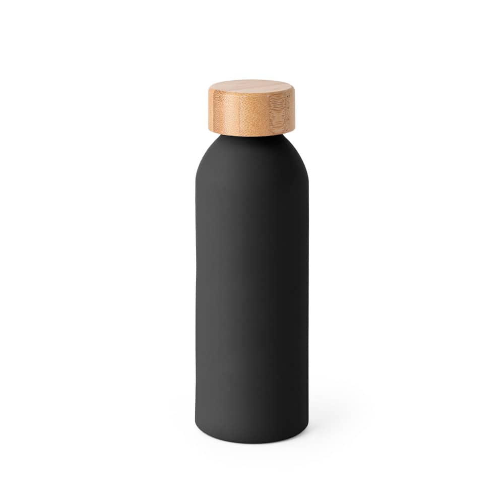 QUETA SOFT. Squeeze em alumínio com acabamento emborrachado (550 mL)