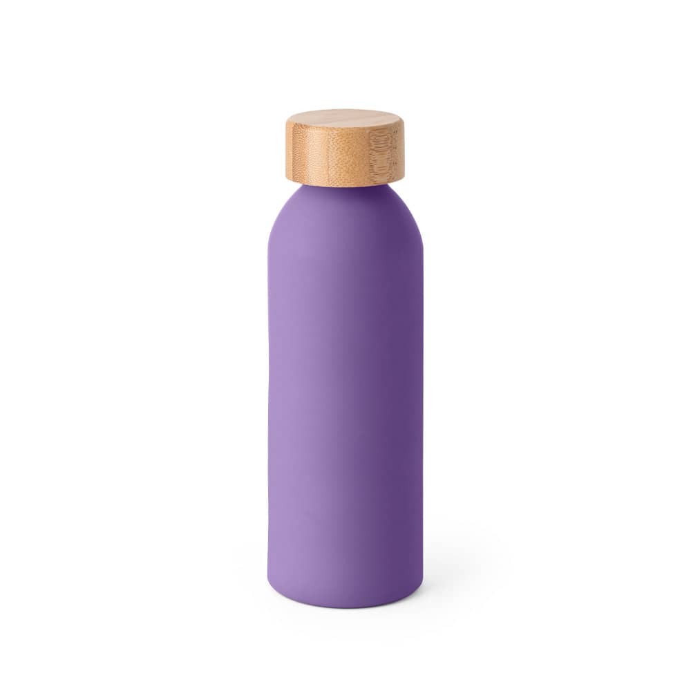 QUETA SOFT. Squeeze em alumínio com acabamento emborrachado (550 mL)