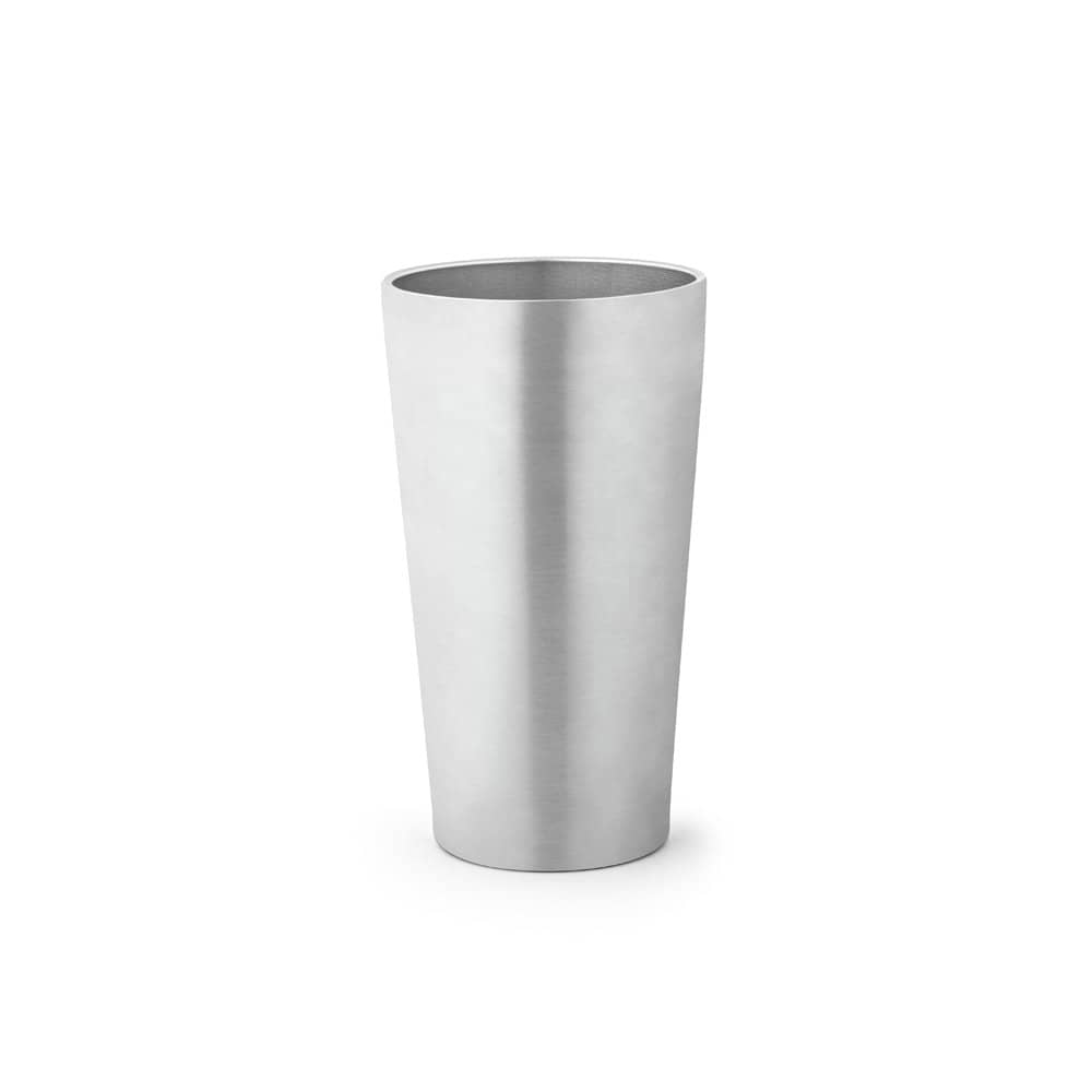Copo de viagem em aço inox térmico, com parede dupla isolada a vácuo (540 mL)