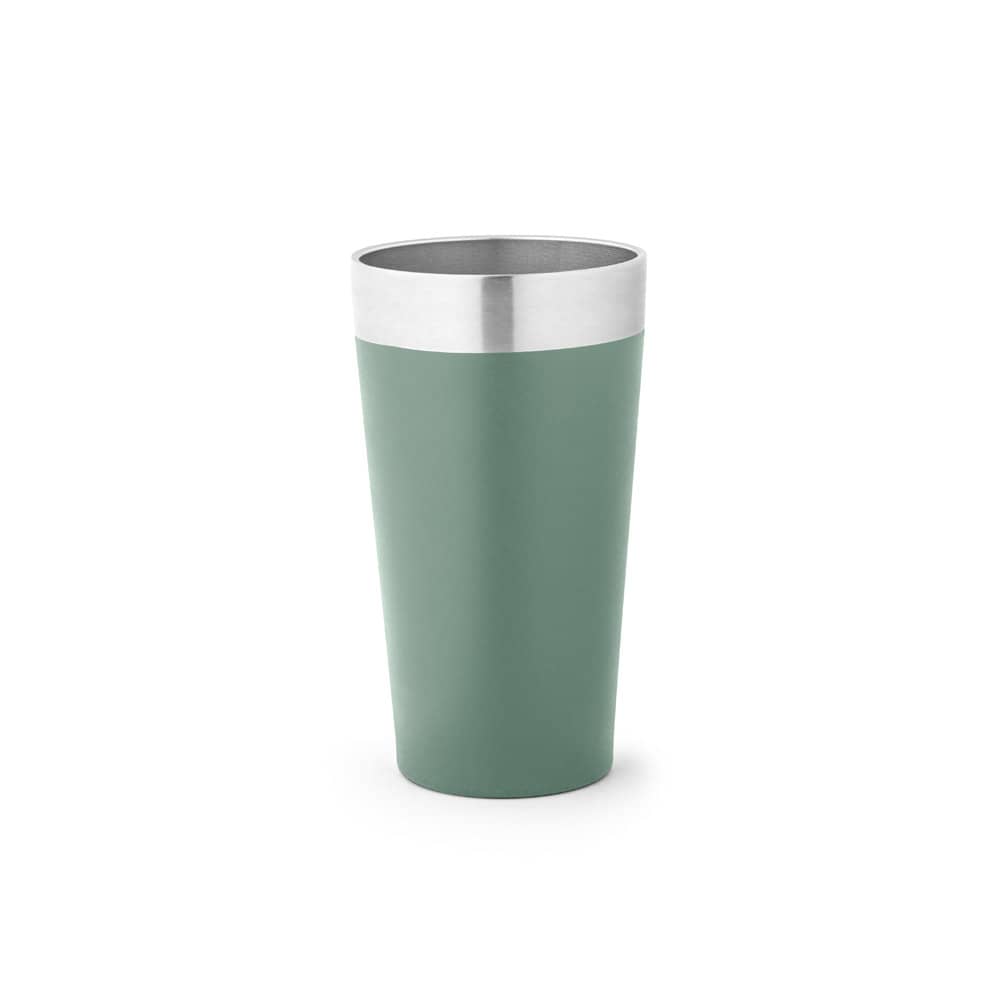 Copo de viagem em aço inox térmico, com parede dupla isolada a vácuo (540 mL)