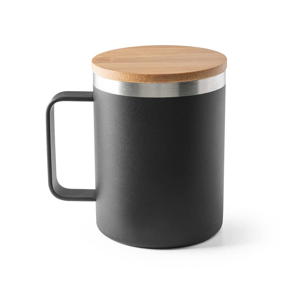 Copo de viagem térmico em aço inox 90% reciclado de parede dupla isolada a vácuo (420 mL)
