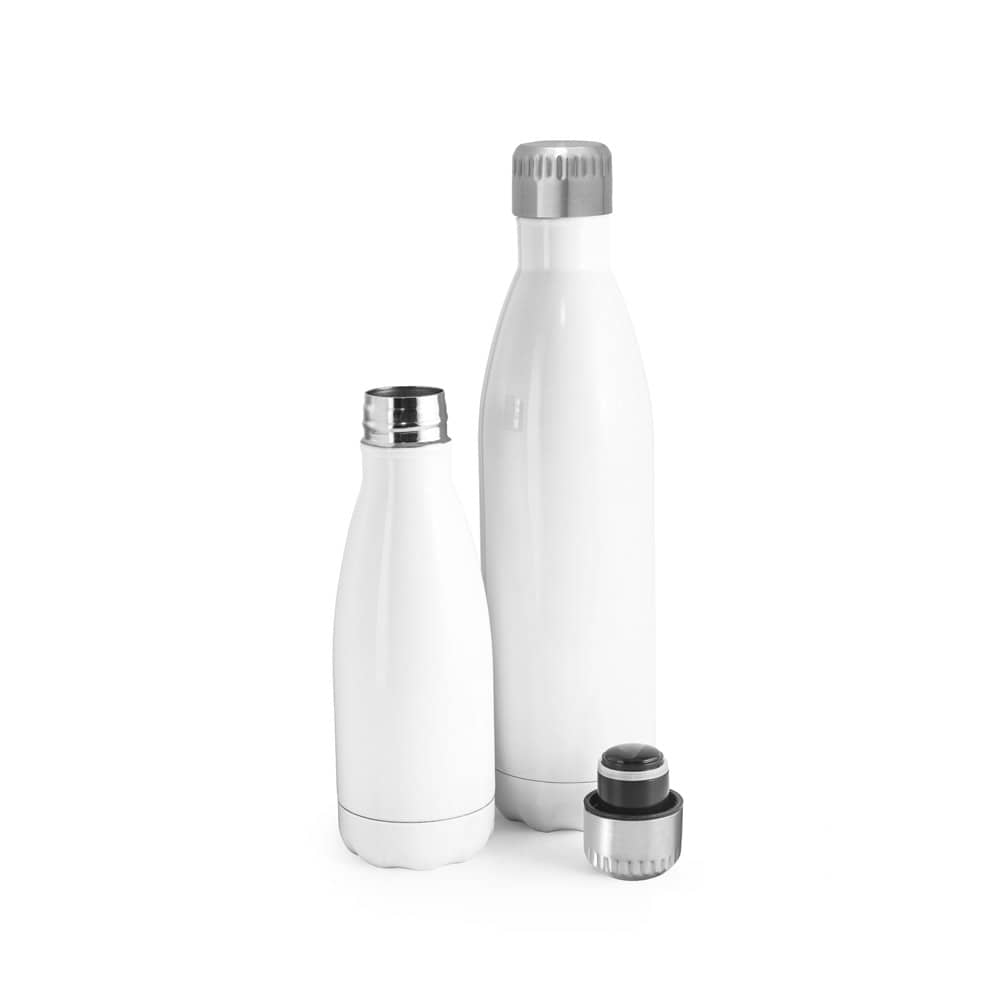 Garrafa térmica para sublimação em aço inox de parede dupla isolada a vácuo (380 mL)