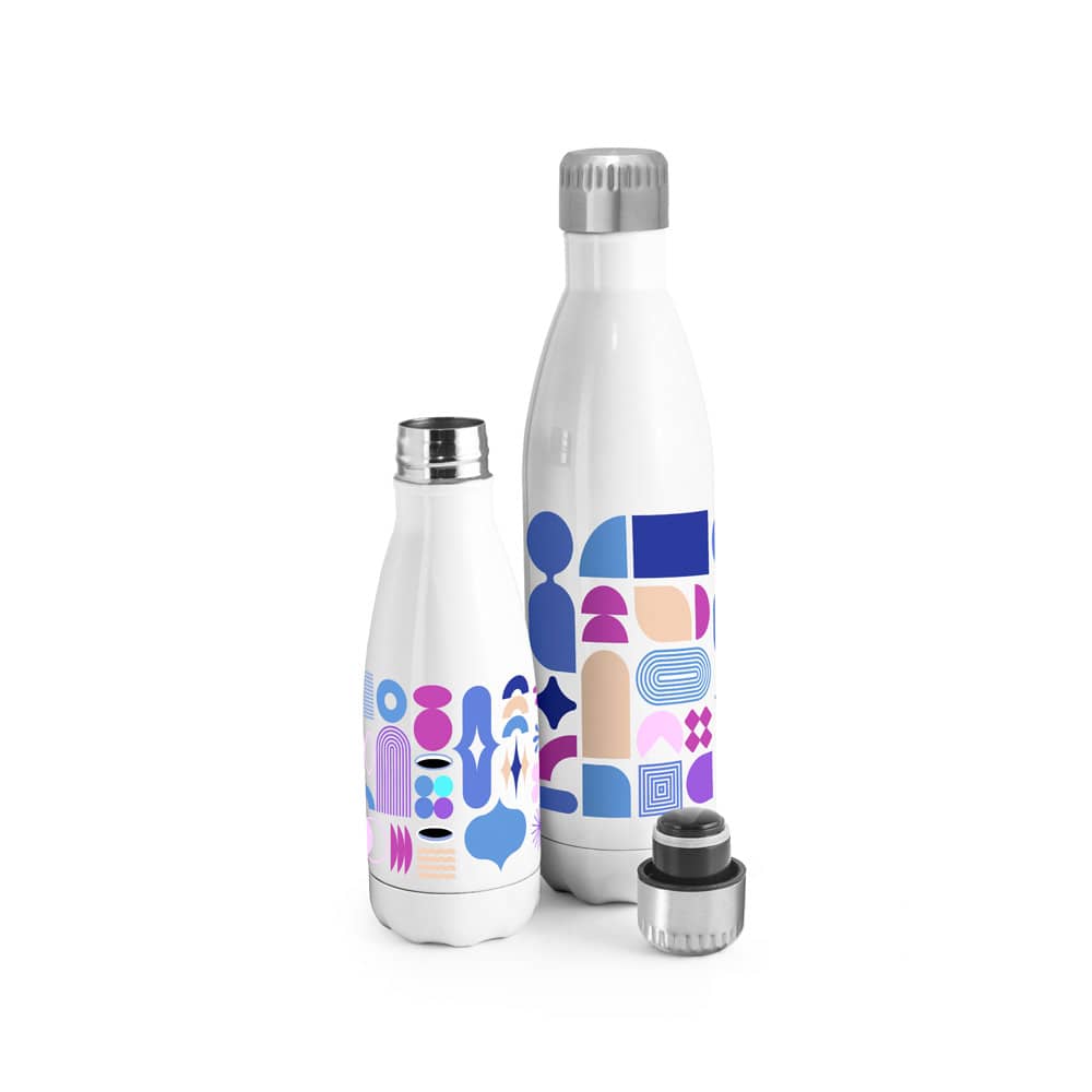 Garrafa térmica para sublimação em aço inox de parede dupla isolada a vácuo (800 mL)