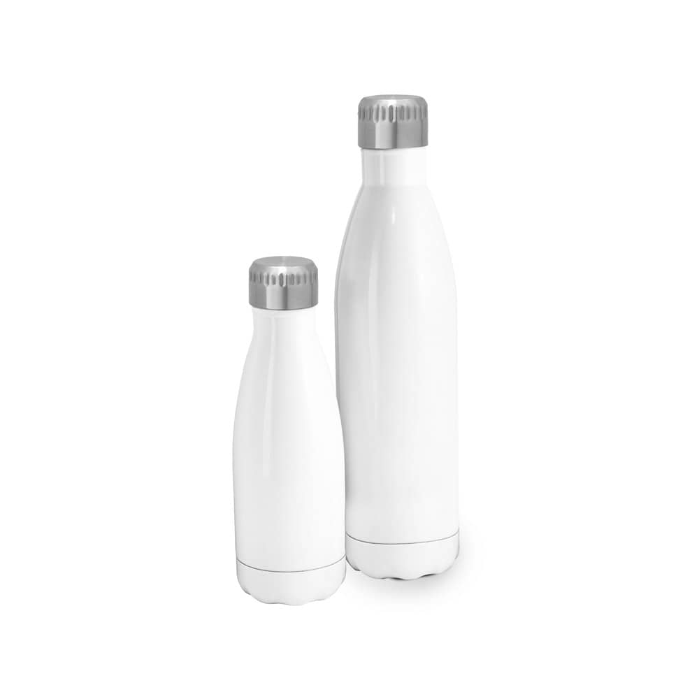 Garrafa térmica para sublimação em aço inox de parede dupla isolada a vácuo (800 mL)