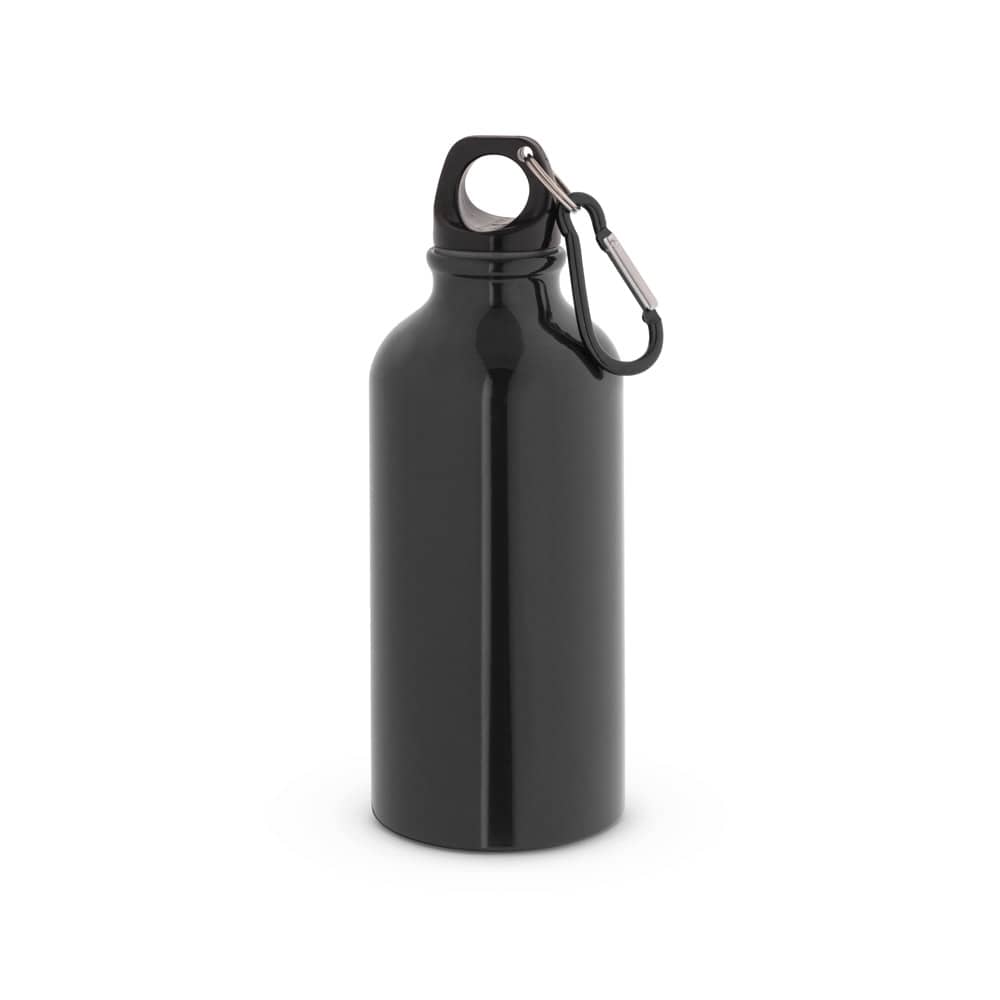 Garrafa esportiva em alumínio com acabamento brilhante (400 mL)