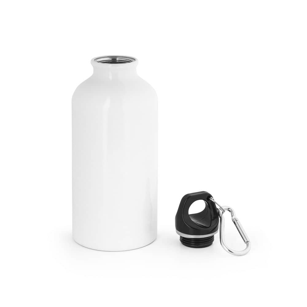 Garrafa esportiva em alumínio com acabamento brilhante (400 mL)