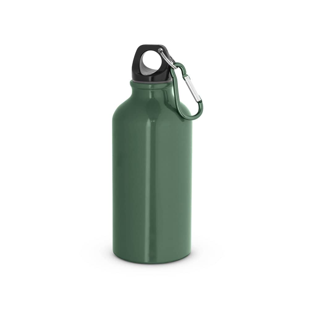Garrafa esportiva em alumínio com acabamento brilhante (400 mL)