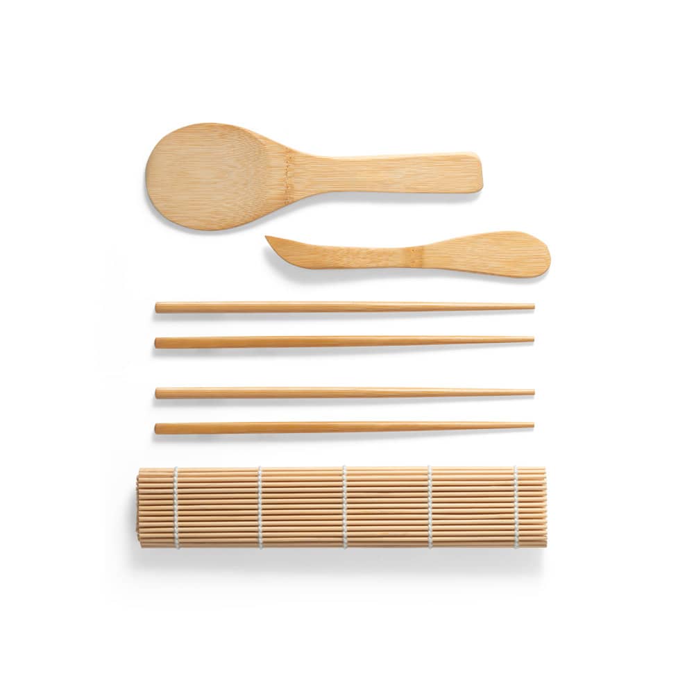 Kit para sushi em bambu
