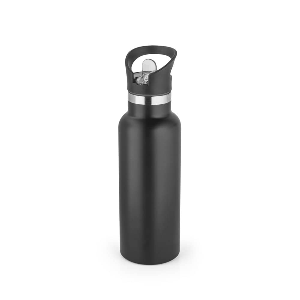 Garrafa térmica em aço inox de parede dupla isolada a vácuo (570 mL)