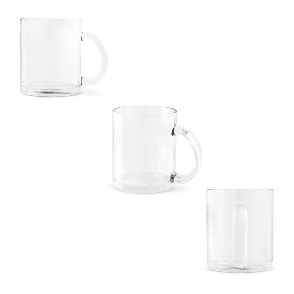 Caneca em vidro para sublimação (350 mL)