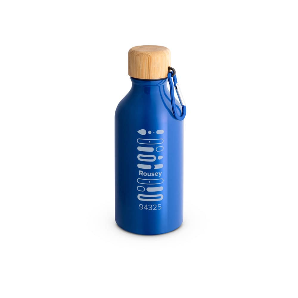 Squeeze em alumínio 100% reciclado com cor sólida brilhante (400 mL)