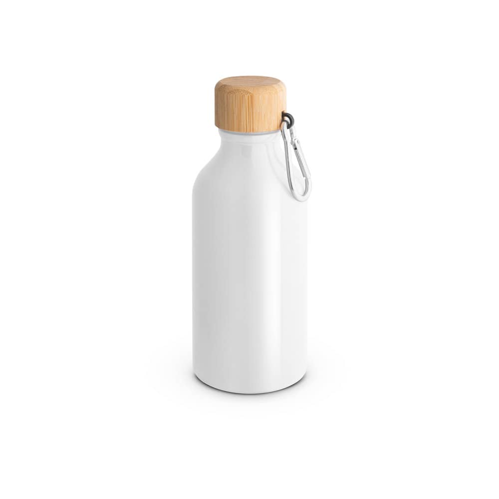 Squeeze em alumínio 100% reciclado com cor sólida brilhante (400 mL)