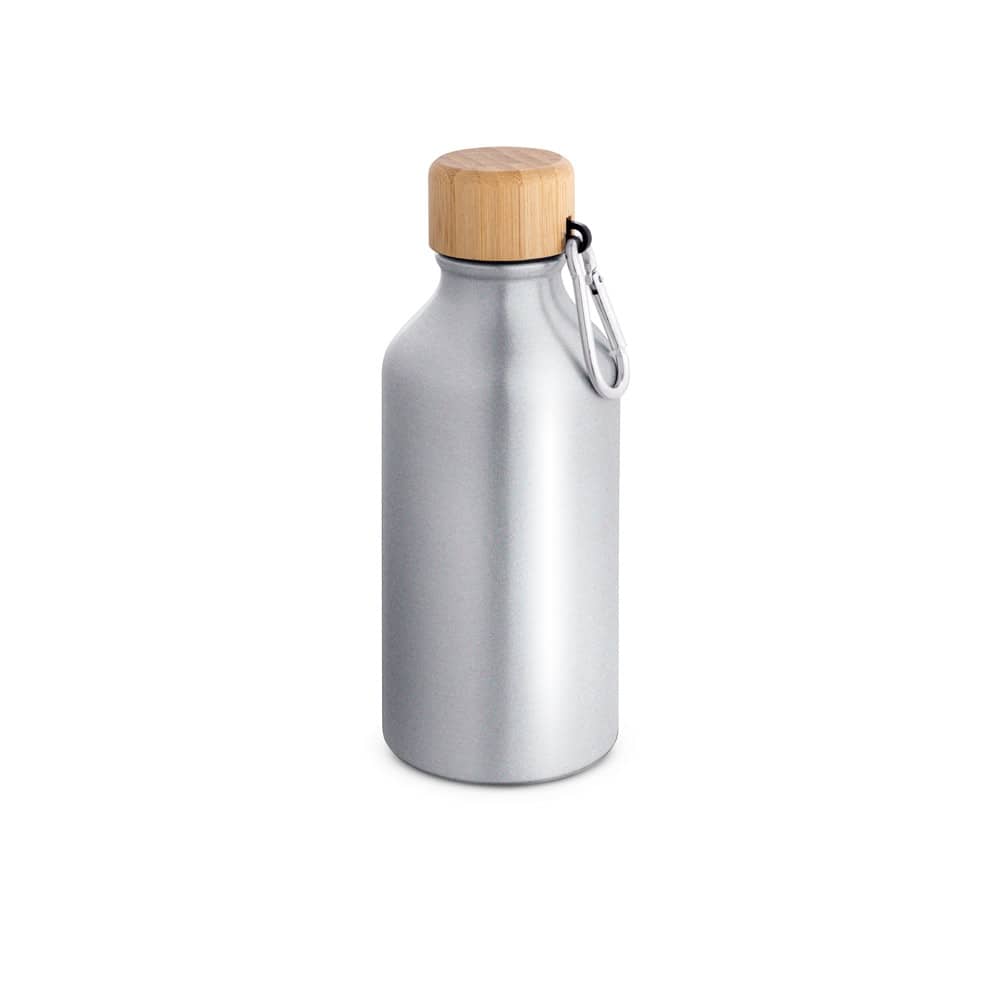 Squeeze em alumínio 100% reciclado com cor sólida brilhante (400 mL)