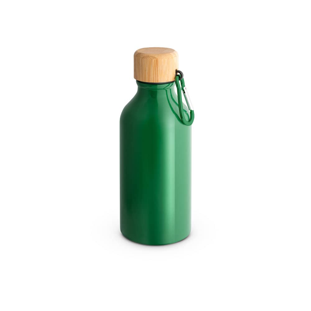 Squeeze em alumínio 100% reciclado com cor sólida brilhante (400 mL)