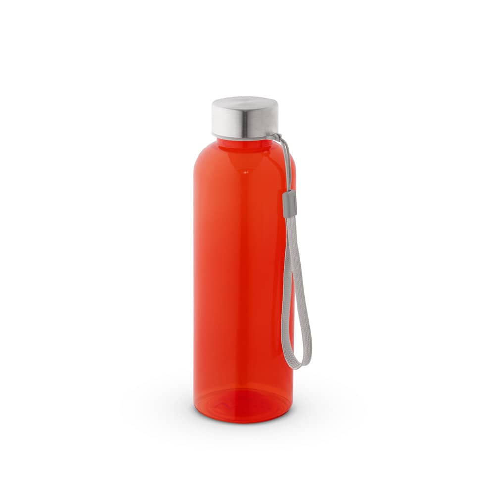Squeeze em PET 100% reciclado com pega em corda (580 mL)