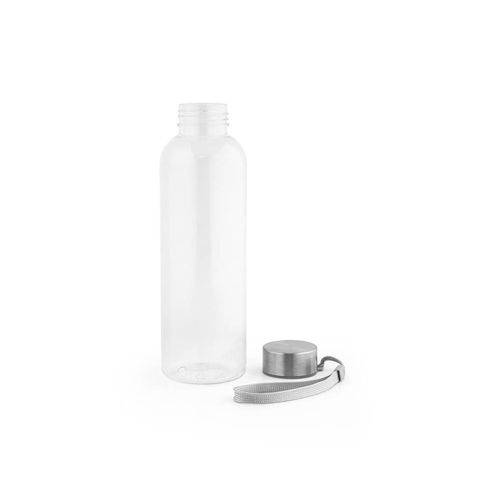 Squeeze em PET 100% reciclado com pega em corda (580 mL)