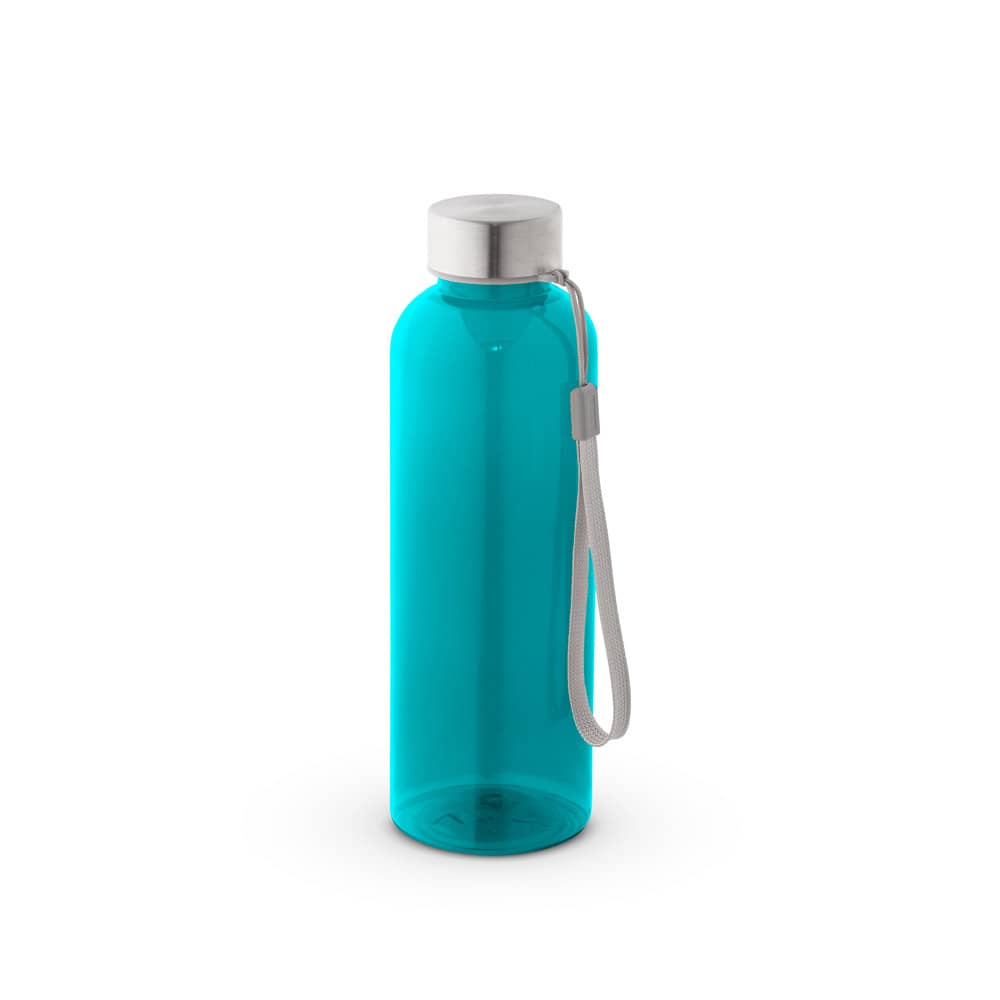 Squeeze em PET 100% reciclado com pega em corda (580 mL)