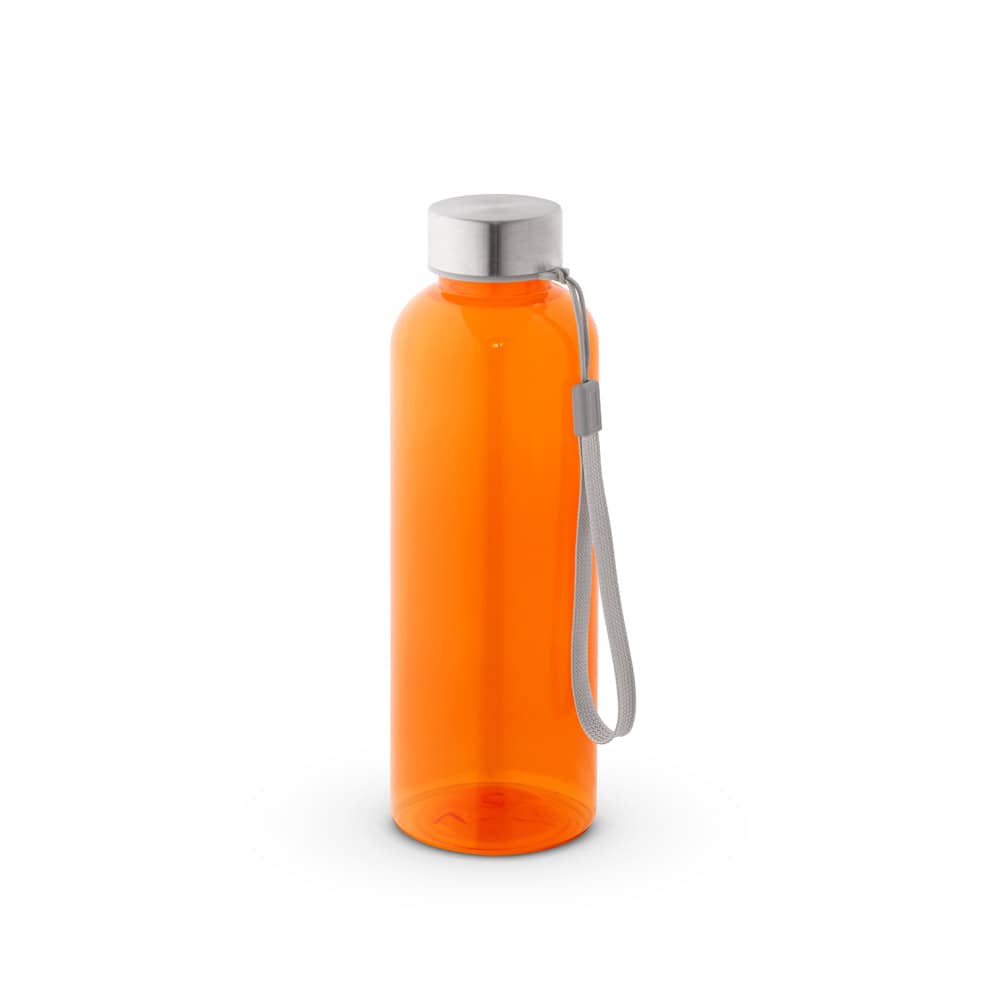 Squeeze em PET 100% reciclado com pega em corda (580 mL)