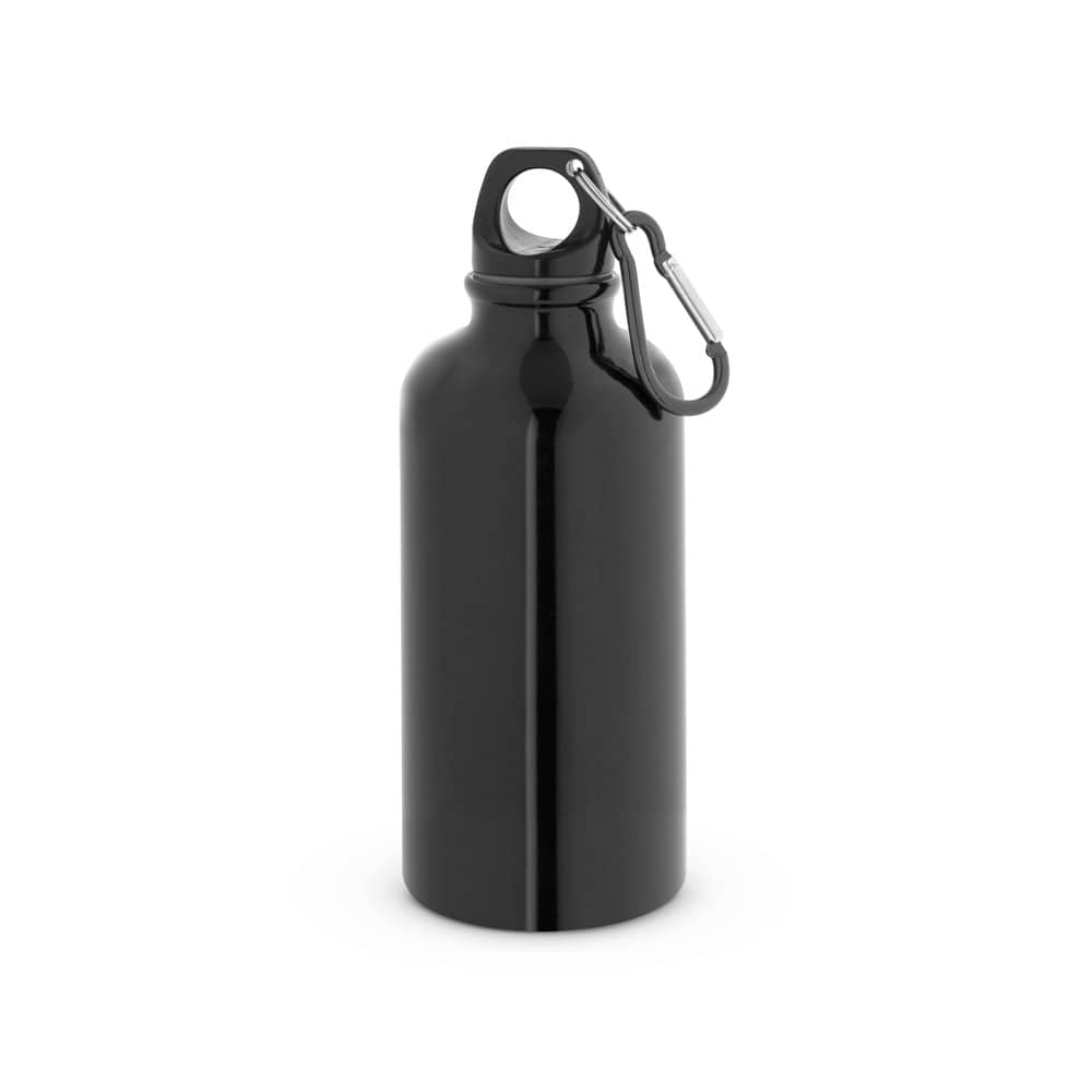 Squeeze esportiva em aço inox, de parede simples com acabamento brilhante (560 mL)