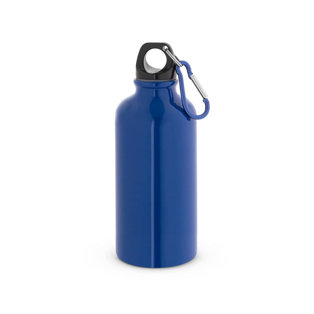 Squeeze esportiva em aço inox, de parede simples com acabamento brilhante (560 mL)