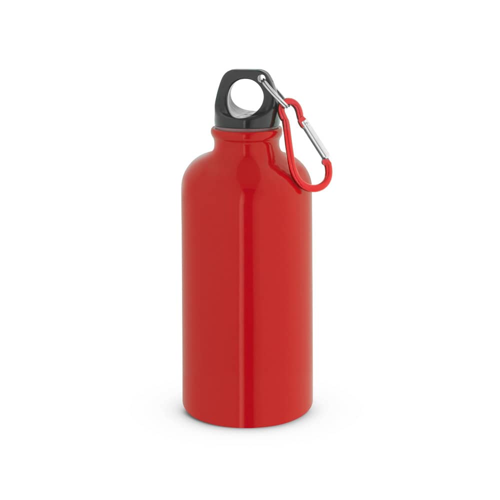 Squeeze esportiva em aço inox, de parede simples com acabamento brilhante (560 mL)